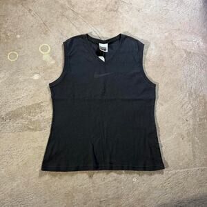 Y2K Black Nike Tank Top Shirt